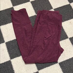 Oiselle Maroon Leggings